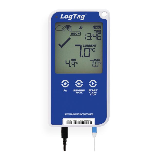 LOGTAG CONGELADOS - VACUNAS UTRED 30-WIFI - TERMÓGRAFO WIFI DE 30 DIAS CON PANTALLA 01